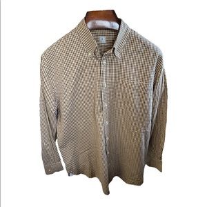 PETER MILLAR BUTTON DOWN LIKE NEW, VERY COOL SIDE ACCENT 👞❤️